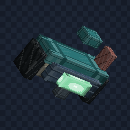 Dustwalker Visor 3D model at visual stage 2