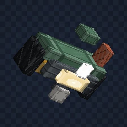 Dustwalker Visor 3D model at visual stage 4