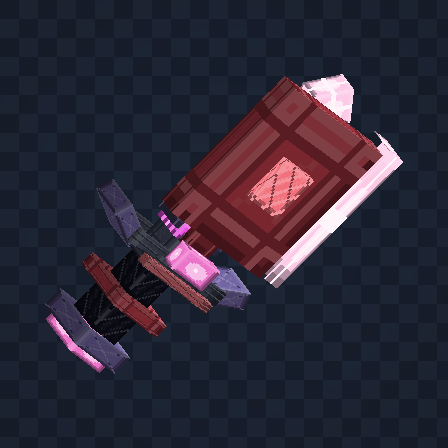 Ashfall Cleaver 3D model at visual stage 3