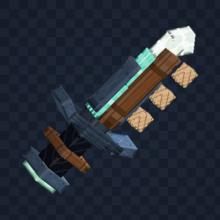 Cinderwake Saber 3D model at visual stage 2