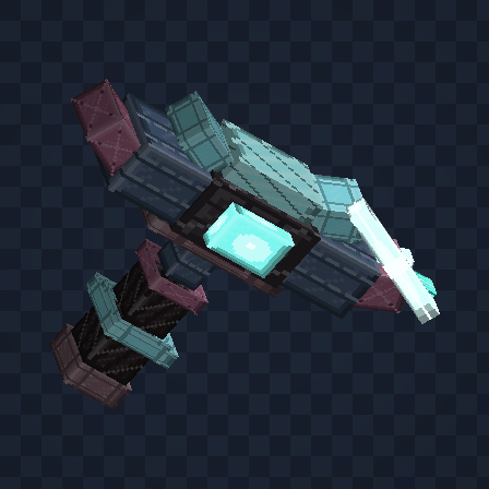 Comettail Rake 3D model at visual stage 2