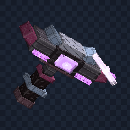Comettail Rake 3D model at visual stage 3