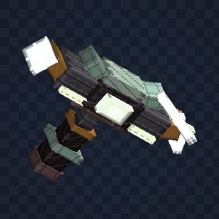 Comettail Rake 3D model at visual stage 4
