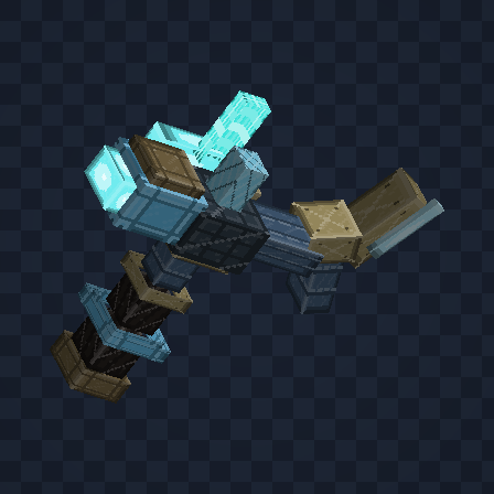 Frostvein Chisel 3D model at visual stage 2