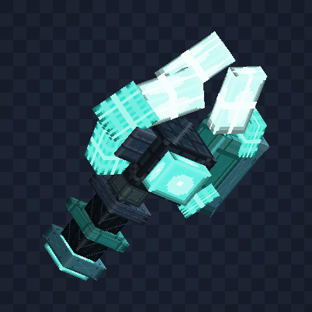 Nebula Pike 3D model at visual stage 2