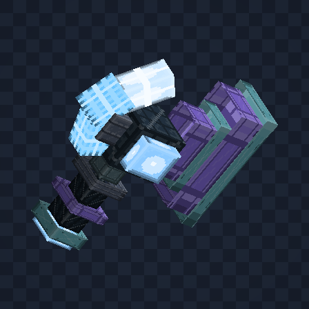 Nullguard Glaive 3D model at visual stage 1