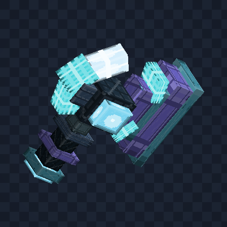 Nullguard Glaive 3D model at visual stage 2