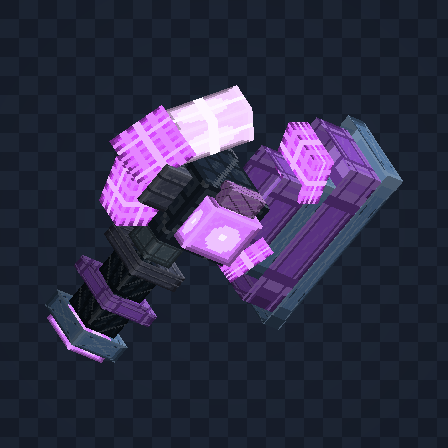 Nullguard Glaive 3D model at visual stage 3