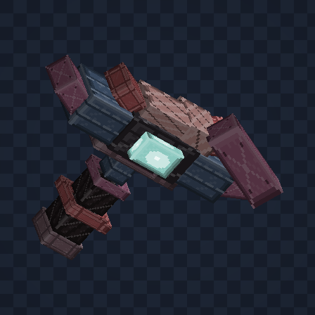 Railjaw Crusher 3D model at visual stage 2