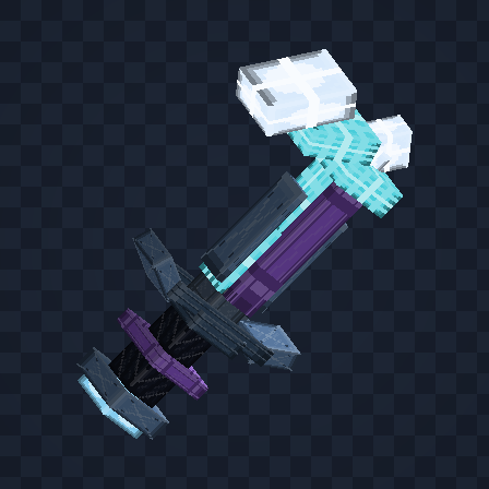 Riftcoil Whipblade 3D model at visual stage 2