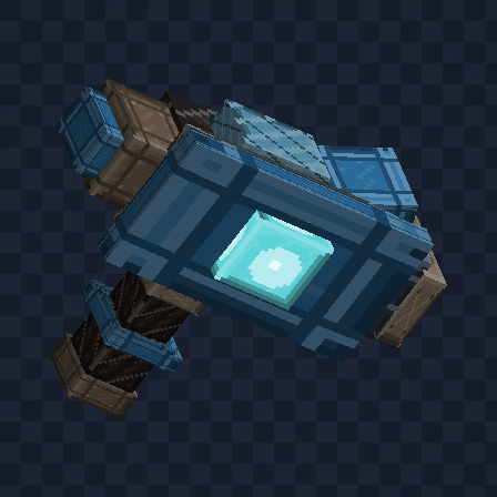 Starboard Ram 3D model at visual stage 2