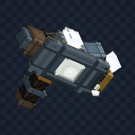 Starboard Ram 3D model at visual stage 4