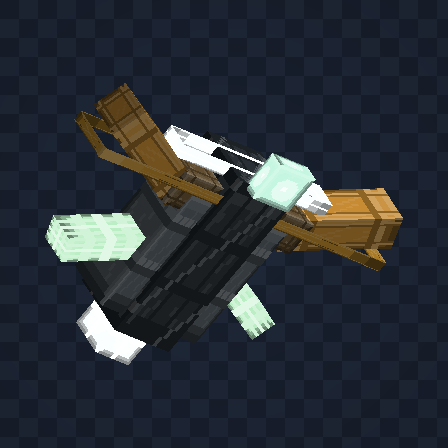 Tier 4 Shaftwing Jetpack with Wingframe 3D model